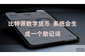 比特派数字货币  系统会生成一个助记词